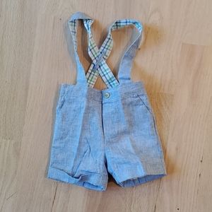 Janie and Jack Chambray Shorts Baby Boy